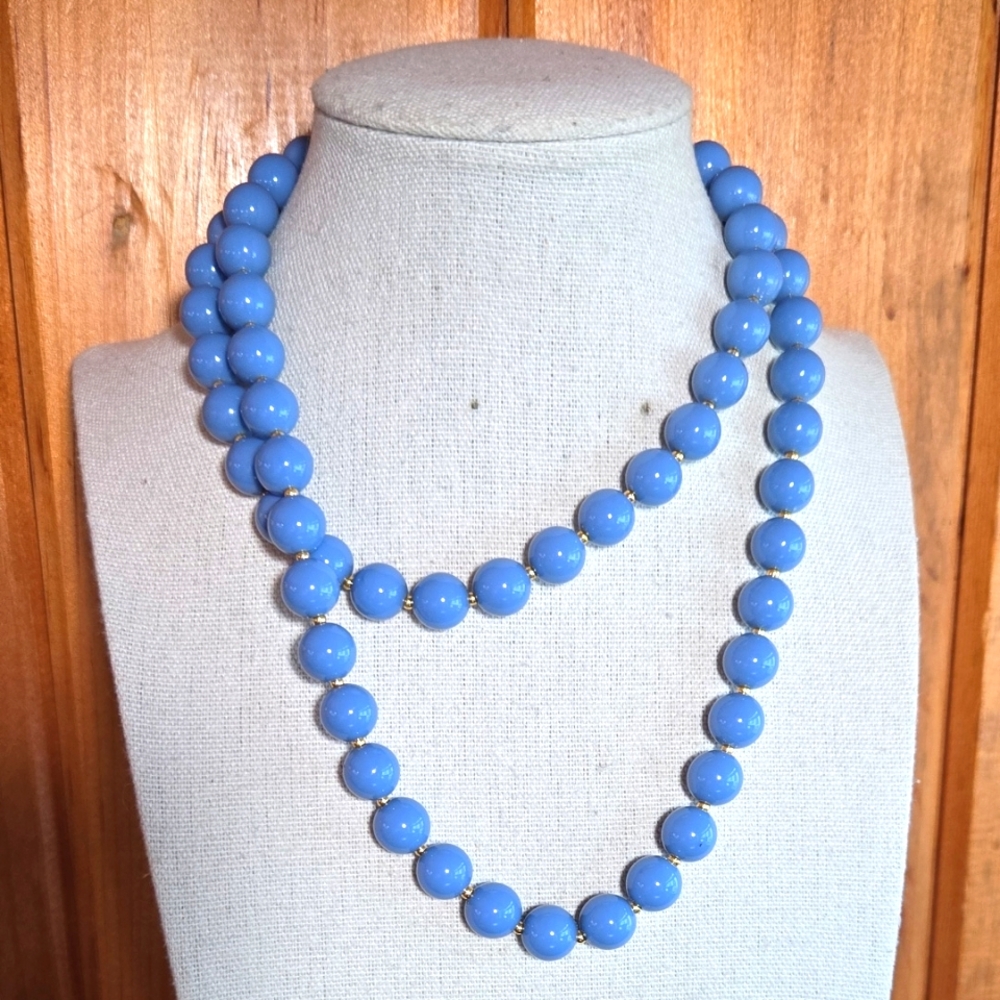 Vintage Acrylic Bead Necklace